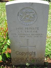 Dar Es Salaam War Cemetery - Taylor, Joseph Collins